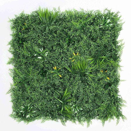 Ejoy 20 in. x 20 in. Artificial Topiary Hedge Panel with Backing, 4PK AHB004